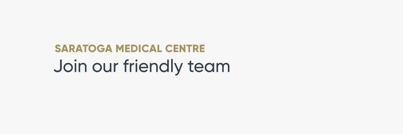 Join our Saratoga Medical Centre Team